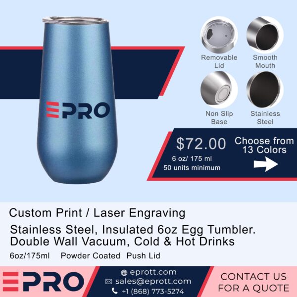 6oz Egg Tumbler